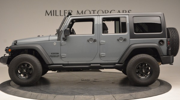 Used 2014 Jeep Wrangler Unlimited Sport for sale Sold at Bentley Greenwich in Greenwich CT 06830 3