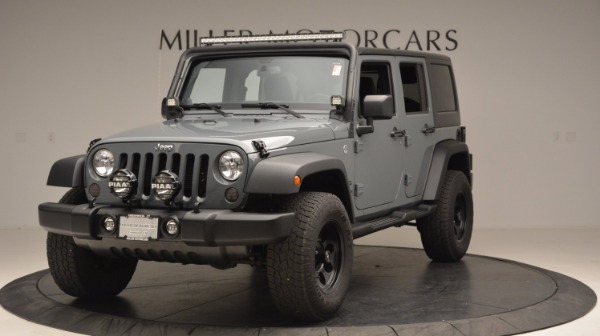 Used 2014 Jeep Wrangler Unlimited Sport for sale Sold at Bentley Greenwich in Greenwich CT 06830 1