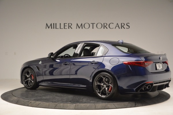 New 2017 Alfa Romeo Giulia Quadrifoglio for sale Sold at Bentley Greenwich in Greenwich CT 06830 4