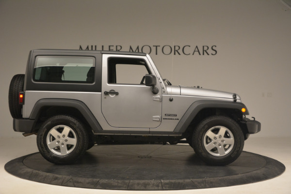 Used 2015 Jeep Wrangler Sport for sale Sold at Bentley Greenwich in Greenwich CT 06830 9