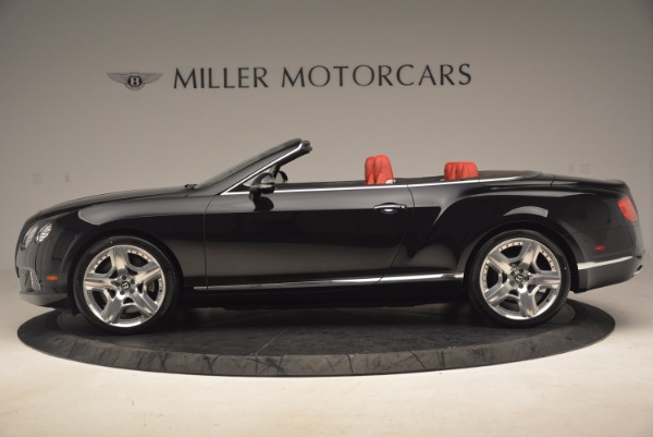 Used 2012 Bentley Continental GT W12 Convertible for sale Sold at Bentley Greenwich in Greenwich CT 06830 3