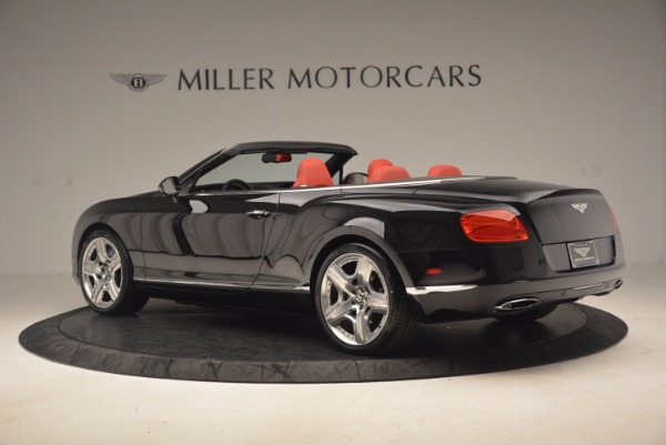Used 2012 Bentley Continental GT W12 Convertible for sale Sold at Bentley Greenwich in Greenwich CT 06830 4
