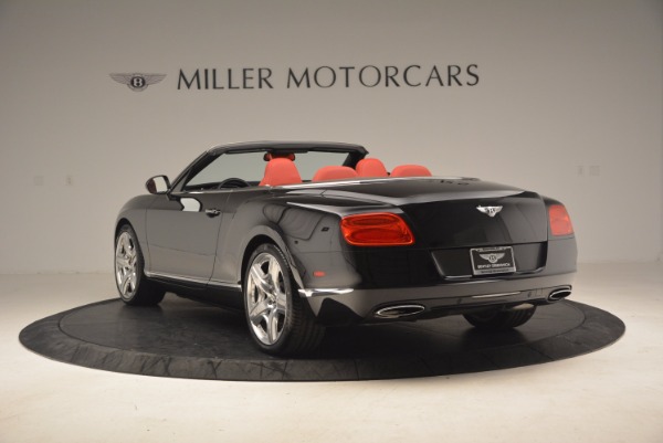 Used 2012 Bentley Continental GT W12 Convertible for sale Sold at Bentley Greenwich in Greenwich CT 06830 5