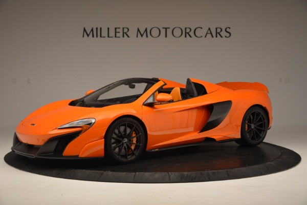Used 2016 McLaren 675LT Spider Convertible for sale Sold at Bentley Greenwich in Greenwich CT 06830 1