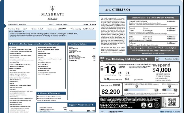 New 2017 Maserati Ghibli S Q4 for sale Sold at Bentley Greenwich in Greenwich CT 06830 26