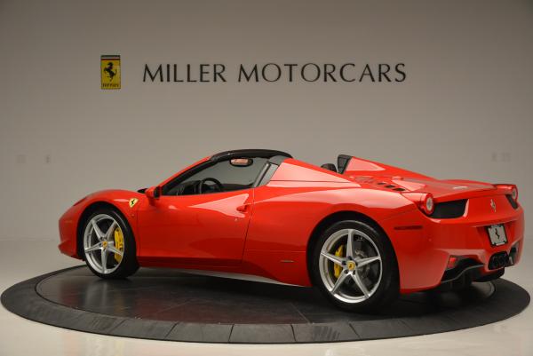 Used 2014 Ferrari 458 Spider for sale Sold at Bentley Greenwich in Greenwich CT 06830 4