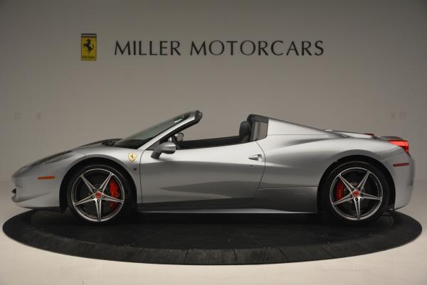 Used 2013 Ferrari 458 Spider for sale Sold at Bentley Greenwich in Greenwich CT 06830 3