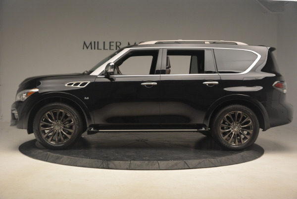 Used 2015 INFINITI QX80 Limited 4WD for sale Sold at Bentley Greenwich in Greenwich CT 06830 3