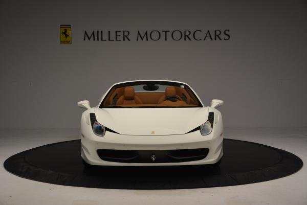 Used 2012 Ferrari 458 Spider for sale Sold at Bentley Greenwich in Greenwich CT 06830 12