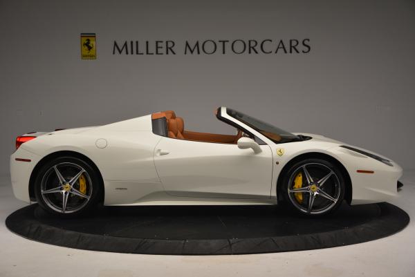 Used 2012 Ferrari 458 Spider for sale Sold at Bentley Greenwich in Greenwich CT 06830 9