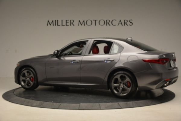 New 2017 Alfa Romeo Giulia Ti Q4 for sale Sold at Bentley Greenwich in Greenwich CT 06830 4