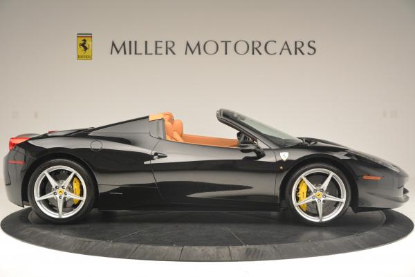 Used 2015 Ferrari 458 Spider for sale Sold at Bentley Greenwich in Greenwich CT 06830 9