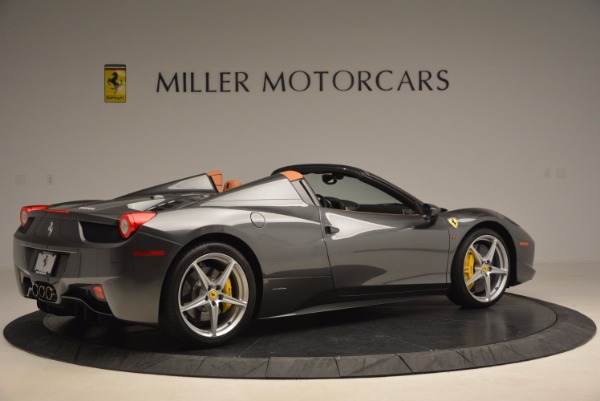 Used 2015 Ferrari 458 Spider for sale Sold at Bentley Greenwich in Greenwich CT 06830 8