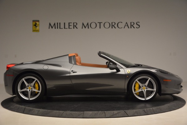 Used 2015 Ferrari 458 Spider for sale Sold at Bentley Greenwich in Greenwich CT 06830 9