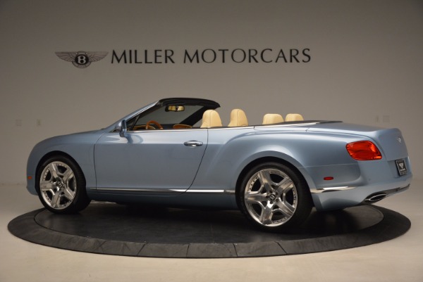 Used 2012 Bentley Continental GTC W12 for sale Sold at Bentley Greenwich in Greenwich CT 06830 4