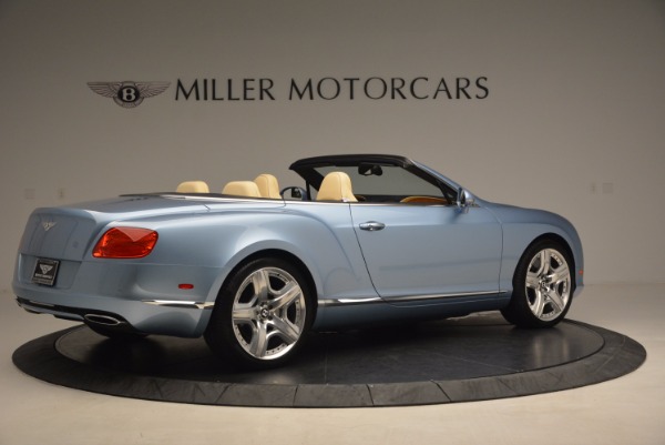 Used 2012 Bentley Continental GTC W12 for sale Sold at Bentley Greenwich in Greenwich CT 06830 8