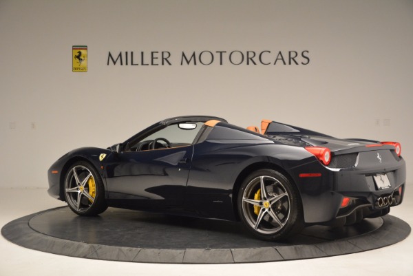 Used 2015 Ferrari 458 Spider for sale Sold at Bentley Greenwich in Greenwich CT 06830 4