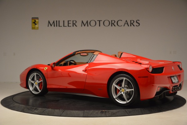 Used 2012 Ferrari 458 Spider for sale Sold at Bentley Greenwich in Greenwich CT 06830 4