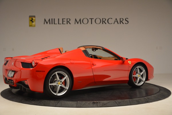 Used 2012 Ferrari 458 Spider for sale Sold at Bentley Greenwich in Greenwich CT 06830 8