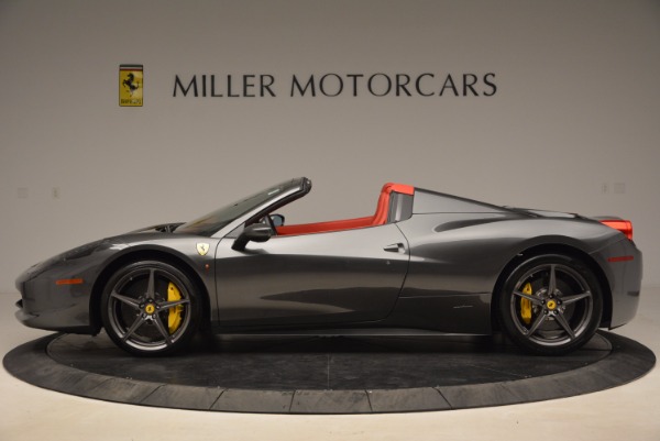 Used 2014 Ferrari 458 Spider for sale Sold at Bentley Greenwich in Greenwich CT 06830 3