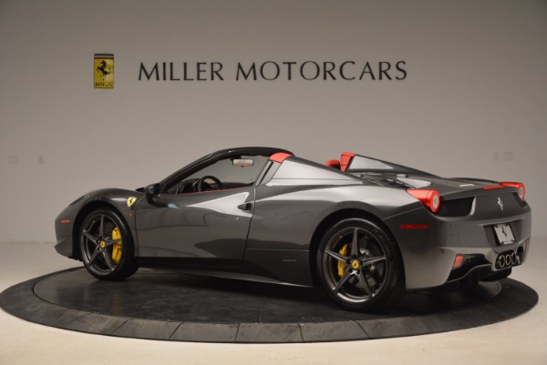 Used 2014 Ferrari 458 Spider for sale Sold at Bentley Greenwich in Greenwich CT 06830 4