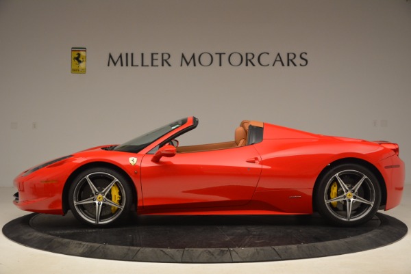 Used 2013 Ferrari 458 Spider for sale Sold at Bentley Greenwich in Greenwich CT 06830 3