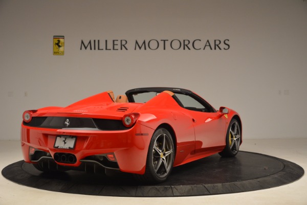 Used 2013 Ferrari 458 Spider for sale Sold at Bentley Greenwich in Greenwich CT 06830 7