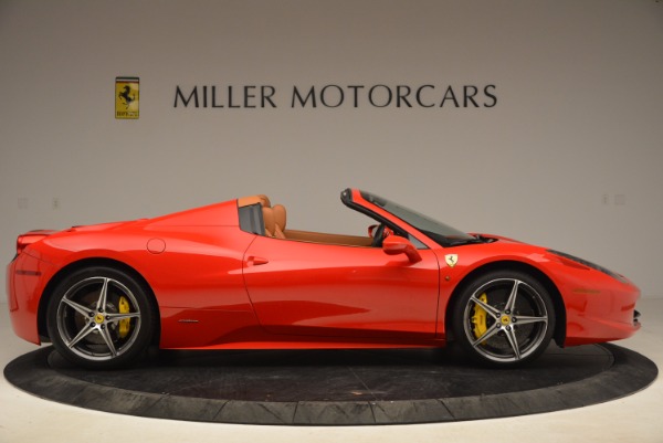 Used 2013 Ferrari 458 Spider for sale Sold at Bentley Greenwich in Greenwich CT 06830 9