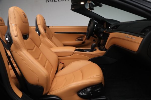 Used 2018 Maserati GranTurismo Sport Convertible for sale Sold at Bentley Greenwich in Greenwich CT 06830 27