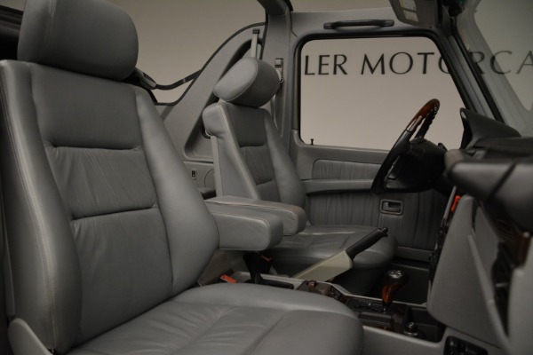 Used 1999 Mercedes-Benz G500 Cabriolet for sale Sold at Bentley Greenwich in Greenwich CT 06830 28