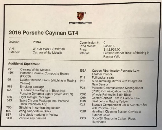 Used 2016 Porsche Cayman GT4 for sale Sold at Bentley Greenwich in Greenwich CT 06830 23