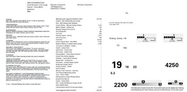 Used 2018 McLaren 570S Track Pack for sale Sold at Bentley Greenwich in Greenwich CT 06830 23