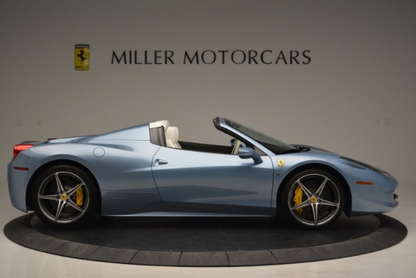 Used 2012 Ferrari 458 Spider for sale Sold at Bentley Greenwich in Greenwich CT 06830 9