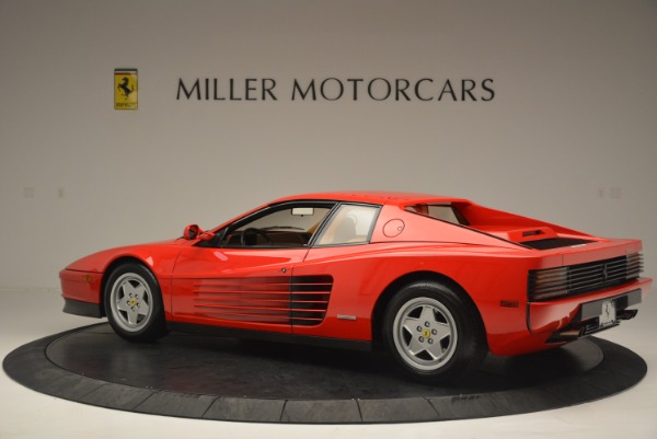 Used 1990 Ferrari Testarossa for sale Sold at Bentley Greenwich in Greenwich CT 06830 4