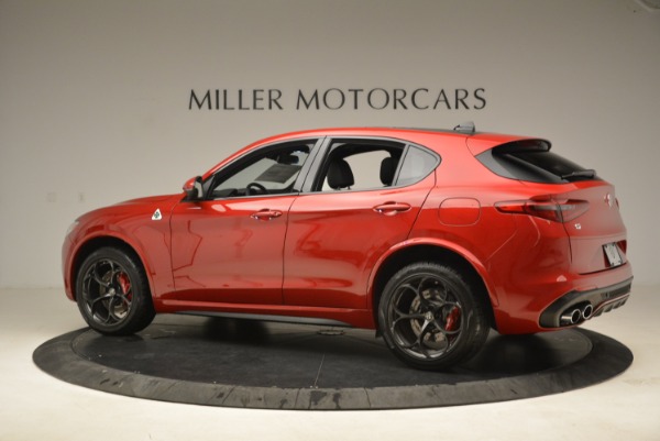 New 2018 Alfa Romeo Stelvio Quadrifoglio for sale Sold at Bentley Greenwich in Greenwich CT 06830 4