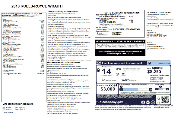 Used 2018 Rolls-Royce Wraith for sale Call for price at Bentley Greenwich in Greenwich CT 06830 24