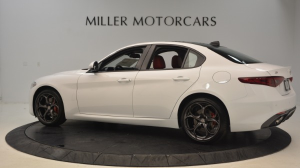 New 2019 Alfa Romeo Giulia Ti Sport Q4 for sale Sold at Bentley Greenwich in Greenwich CT 06830 4