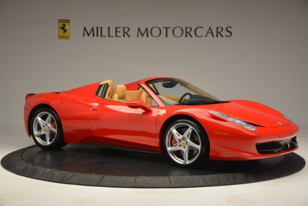 Used 2013 Ferrari 458 Spider for sale Sold at Bentley Greenwich in Greenwich CT 06830 10