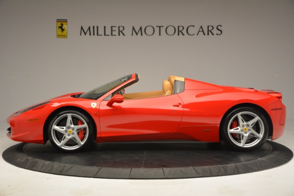 Used 2013 Ferrari 458 Spider for sale Sold at Bentley Greenwich in Greenwich CT 06830 3