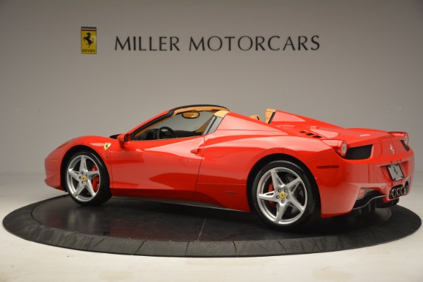 Used 2013 Ferrari 458 Spider for sale Sold at Bentley Greenwich in Greenwich CT 06830 4