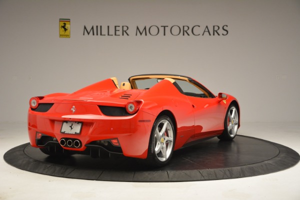 Used 2013 Ferrari 458 Spider for sale Sold at Bentley Greenwich in Greenwich CT 06830 7