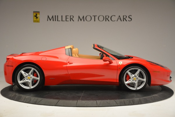 Used 2013 Ferrari 458 Spider for sale Sold at Bentley Greenwich in Greenwich CT 06830 9