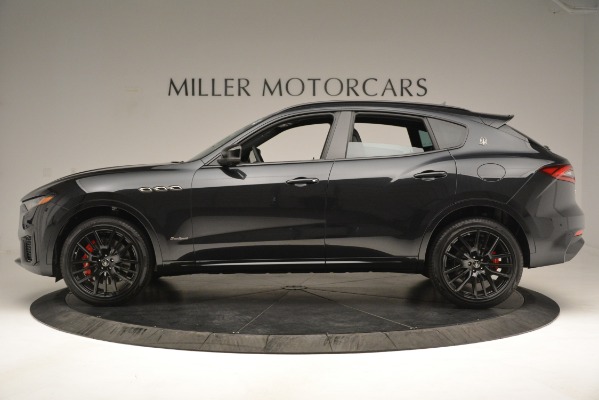 New 2019 Maserati Levante SQ4 GranSport Nerissimo for sale Sold at Bentley Greenwich in Greenwich CT 06830 3