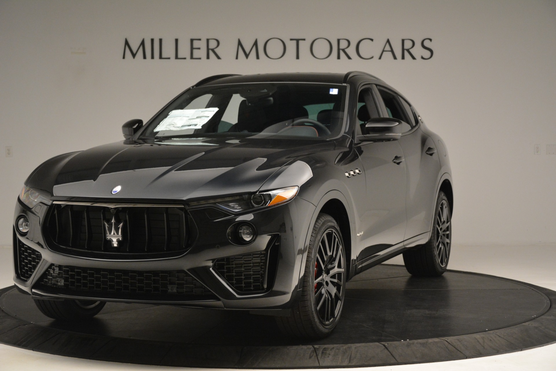 New 2019 Maserati Levante SQ4 GranSport Nerissimo for sale Sold at Bentley Greenwich in Greenwich CT 06830 1