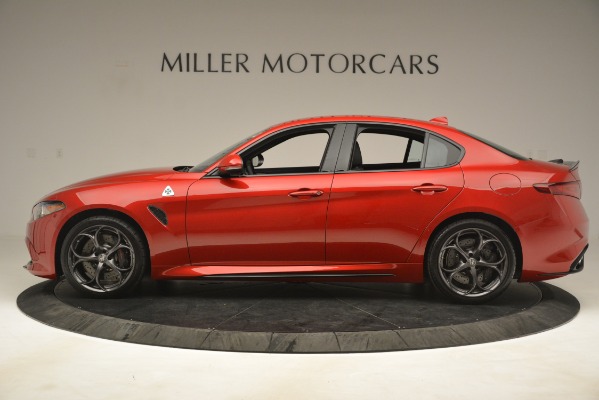 New 2019 Alfa Romeo Giulia Quadrifoglio for sale Sold at Bentley Greenwich in Greenwich CT 06830 3