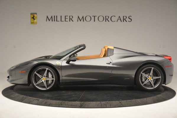 Used 2013 Ferrari 458 Spider for sale Sold at Bentley Greenwich in Greenwich CT 06830 3