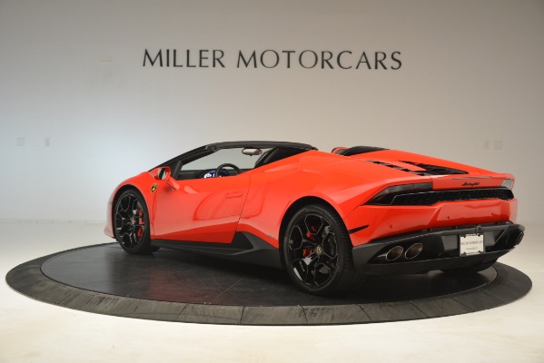 Used 2017 Lamborghini Huracan LP 610-4 Spyder for sale Sold at Bentley Greenwich in Greenwich CT 06830 3