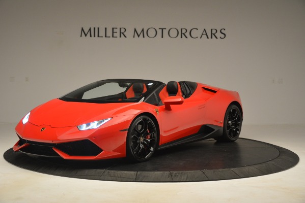 Used 2017 Lamborghini Huracan LP 610-4 Spyder for sale Sold at Bentley Greenwich in Greenwich CT 06830 1