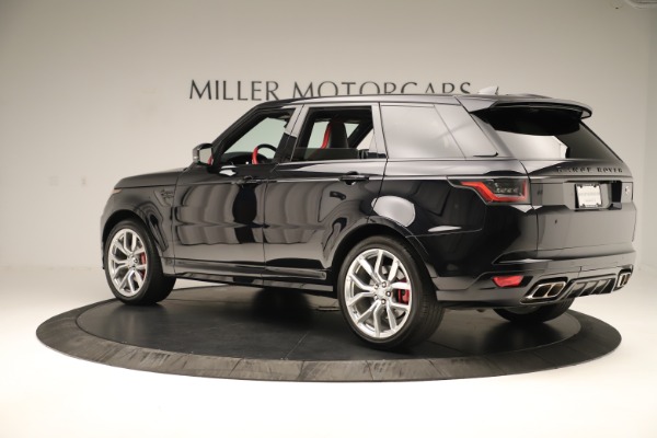 Used 2019 Land Rover Range Rover Sport SVR for sale Sold at Bentley Greenwich in Greenwich CT 06830 4