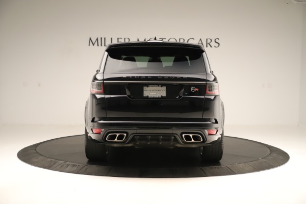 Used 2019 Land Rover Range Rover Sport SVR for sale Sold at Bentley Greenwich in Greenwich CT 06830 6